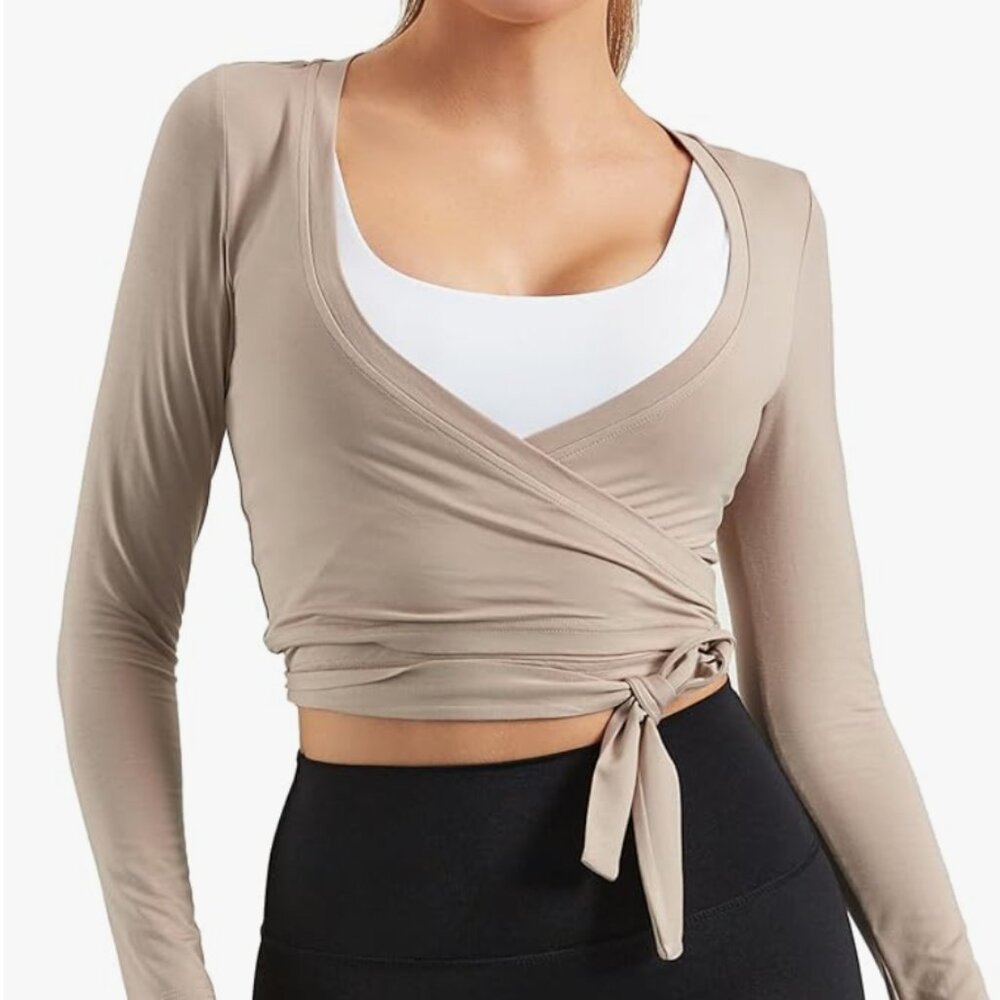 Ballet Wrap Sweater